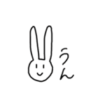 自由すぎるうさぎ（個別スタンプ：12）