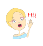 A mole on my face（個別スタンプ：3）