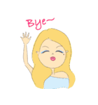 A mole on my face（個別スタンプ：6）