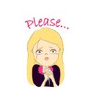 A mole on my face（個別スタンプ：8）