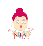 A mole on my face（個別スタンプ：9）