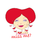 A mole on my face（個別スタンプ：11）