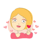 A mole on my face（個別スタンプ：12）
