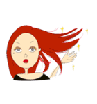 A mole on my face（個別スタンプ：13）