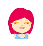A mole on my face（個別スタンプ：17）