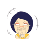A mole on my face（個別スタンプ：18）
