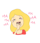 A mole on my face（個別スタンプ：19）