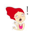 A mole on my face（個別スタンプ：20）