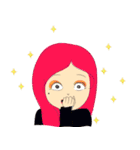 A mole on my face（個別スタンプ：22）