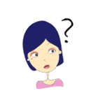 A mole on my face（個別スタンプ：23）