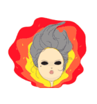A mole on my face（個別スタンプ：25）