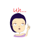 A mole on my face（個別スタンプ：29）