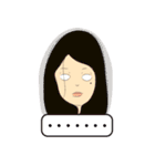 A mole on my face（個別スタンプ：31）