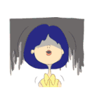 A mole on my face（個別スタンプ：33）