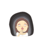 A mole on my face（個別スタンプ：34）