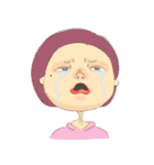 A mole on my face（個別スタンプ：38）