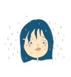 A mole on my face（個別スタンプ：39）