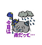 ヘビとネコゾンビ（個別スタンプ：17）