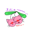 チェリー猫（個別スタンプ：8）