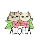 Hawaiian cats LOCO＆MOCO（個別スタンプ：1）
