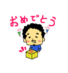 うちの天然パーマおじさん（個別スタンプ：31）