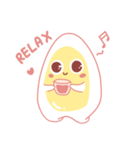 Attractive Egg Faces（個別スタンプ：21）