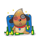 Choco the Pirate-eyed Dog（個別スタンプ：9）