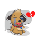 Choco the Pirate-eyed Dog（個別スタンプ：17）