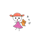 ちっちゃい女の子（個別スタンプ：3）