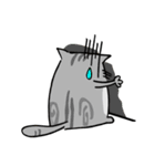 Puff ＆ Michan Cat（個別スタンプ：17）