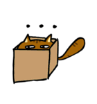 Puff ＆ Michan Cat（個別スタンプ：22）