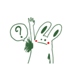 Armpit hair bunny（個別スタンプ：31）