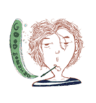 Dead fish face（個別スタンプ：1）