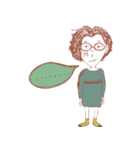 Dead fish face（個別スタンプ：4）