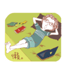 Dead fish face（個別スタンプ：12）