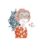 Dead fish face（個別スタンプ：37）