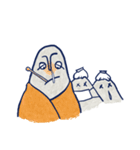 Huge mountain with his girlfriends（個別スタンプ：33）