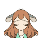 Girls emotional expressions（個別スタンプ：1）