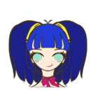 Girls emotional expressions（個別スタンプ：5）
