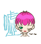 Girls emotional expressions（個別スタンプ：7）