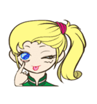 Girls emotional expressions（個別スタンプ：9）
