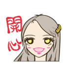 Girls emotional expressions（個別スタンプ：13）