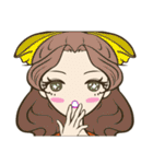 Girls emotional expressions（個別スタンプ：17）