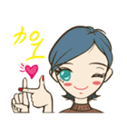 Girls emotional expressions（個別スタンプ：20）