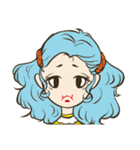 Girls emotional expressions（個別スタンプ：22）