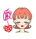 Girls emotional expressions（個別スタンプ：23）
