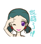Girls emotional expressions（個別スタンプ：29）
