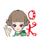 Girls emotional expressions（個別スタンプ：30）