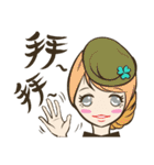 Girls emotional expressions（個別スタンプ：32）