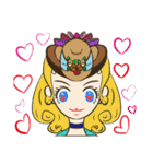 Girls emotional expressions（個別スタンプ：37）